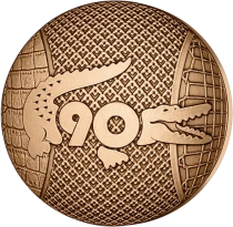 Monnaie de Paris 90 years of Lacoste - Medal BE France 2023 - French Excellence (MDP)