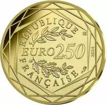 Monnaie de Paris Arc de Triomphe - 250 Euros Or 2024 (MDP) - France hosts the Games - Mascottes Paris 2024