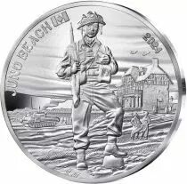 Monnaie de Paris Canada - Juno Beach - 80 years of the DDAY - 10 Euros Silver 2024
