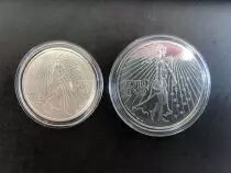 Monnaie de Paris Coffret La semeuse - 2008 2010 - 5 &agrave; 50 euros -  Argent