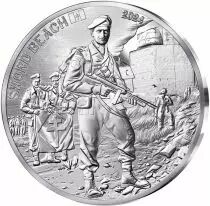 Monnaie de Paris France - Sword Beach - 80 years of the DDAY - 10 Euros Silver 2024
