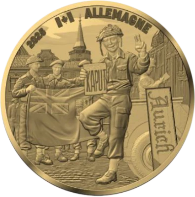Monnaie de Paris France - Sword Beach - 80 years of the DDAY - 10 Euros Silver 2024