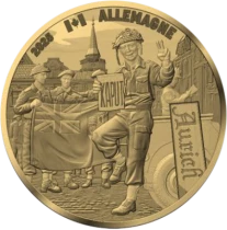 Monnaie de Paris France - Sword Beach - 80 years of the DDAY - 10 Euros Silver 2024