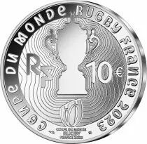 Monnaie de Paris Rugby World Cup - Emblem - 10 Euros Silver Proof 2023