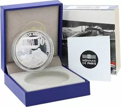 Monnaie de Paris THE GREAT WAR, THE MODERN WAR - 10 Euros Silver BE 2017 (MDP)