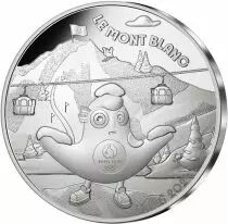 Monnaie de Paris The Mont Blanc - 10 Euros Silver 2024 (MDP) - France hosts the Games - Mascottes Paris 2024 - Wave 1