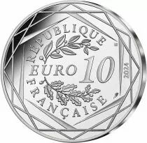 Monnaie de Paris The Mont Blanc - 10 Euros Silver 2024 (MDP) - France hosts the Games - Mascottes Paris 2024 - Wave 1