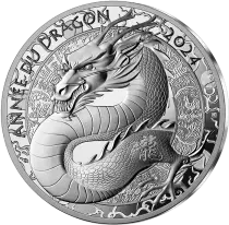 Monnaie de Paris Year of the Dragon - 10 Euros BE 2024 Silver