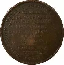 Monneron - Cinq Sols Au Serment, \ Departemens\  - 1792, An IV Birmingham