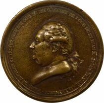 Monument of the Bailly of Suffren - Bronze Medal - 1866