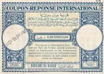 Morocco 0.80 Dirham - Coupon r&eacute;ponse international