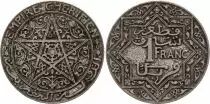 Morocco 1 Franc Cherifian Empire - 1924 - Poissy