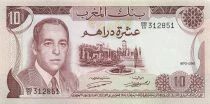 Morocco 10 Dirhams - Hassan II - 1970 - P.57