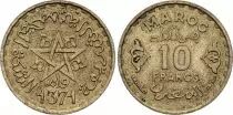 Morocco 10 Francs Cherifian Empire - 1371 (1952)