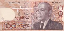 Morocco 100 Dirhams - Hassan II - 1987 - P.UNC - P.65d