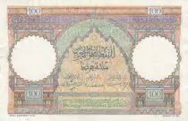 Morocco 100 Francs - Ksar d\'A&iuml;t-ben-haddou - 09-01-1950 - XF - Serial J.27- P.45