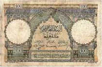 Morocco 100 Francs - Ksar d\'Aït-ben-haddou - 22-12-1952 - Fine - Serial O.56 - P.45