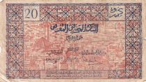 Morocco 20 Francs - 1943 - Fine - Serial Z.384 - P.39