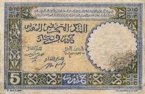 Morocco 5 Francs - 14-09-1943 - P.33