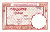 Morocco 5 Francs 14-11-1941 - XF +  - Serial O.663 - P.23Ab