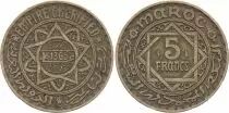 Morocco 5 Francs Cherifian Empire - 1365 (1946)
