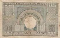 Morocco 50 Francs - 01-03-1945 - Serial P.748