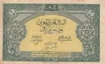 Morocco 50 Francs - 01-08-1943 - VF - Serial T202 - P.26a