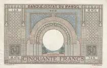 Morocco 50 Francs 14-11-1941 - VF - Serial M.674- P.21