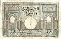 Morocco 50 Francs 28-10-1947 - Fine- Serial A.3037 - P.21