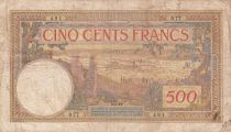 Morocco 500 Francs City of Fez - 03-05-1946 - F to VF - Serial R.137 - P.15b