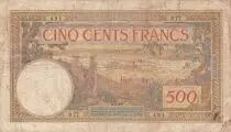 Morocco 500 Francs City of Fez - 03-05-1946 - F to VF - Serial R.137 - P.15b