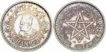Morocco 500 Francs Mohammed V - 1376(1956) - Silver - Paris