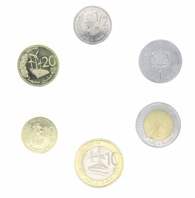 Morocco 500 Francs Mohammed V - 1376(1956) - Silver - Paris