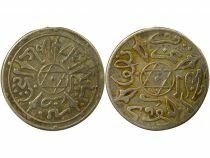 Morocco Abd Al-Aziz - 1/2 Silver Dirham - 1317 AH (1899 / 1900) Paris