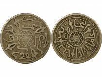 Morocco Abdel Aziz - 1/2 Silver Dirham - 1319 AH (1901 / 1902) Paris