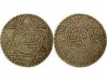 Morocco Abdel Aziz - 2 1/2 Silver Dirhams - 1320 AH (1902 / 1903) Londres