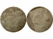 Morocco Abdel Aziz - 5 Silver Dirhams - 1316 AH (1898 / 1899) Berlin