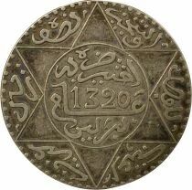 Morocco Abdel Aziz - 5 Silver Dirhams - 1320 AH (1902 / 1903) Berlin