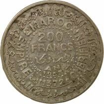 Morocco Muhammad V - 5 Silver Francs - 1352 AH /(1933 / 1934) Paris