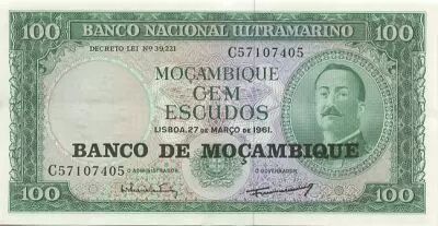 Mosambik 100 Escudos Aires de Ornelas
