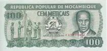 Mosambik 100 Meticais E. Mondlane - Flag ceremony