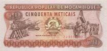 Mosambik 50 Meticais - 1986 - Replacement - P.129