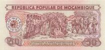 Mosambik 50 Meticais - 1986 - Replacement - P.129