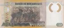 Mosambik 50 Meticais - Samora M. Machel - Impalas - 2017 - Serial BB - P.150b