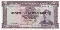 Mosambik 500 Escudos - Xavier Caldas - Arms - 22-03-1967