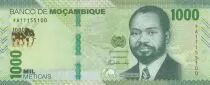 Mosambik 500 Meticais - S. M. Machel - Elefants - Polymer - 16-06-2024 - Serial FA