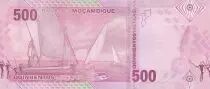 Mosambik 500 Meticais - S. M. Machel - Yachts - Polymer - 16-06-2024 - Serial EA