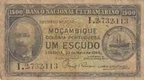 Mozambico 1 Escudo - Ant&oacute;nio Ennes - Arms - 1944