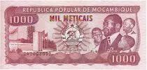 Mozambico 1000 Meticais President S.Machel - Workers
