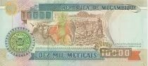 Mozambico 10000 Meticais J. Chissano - Plowing